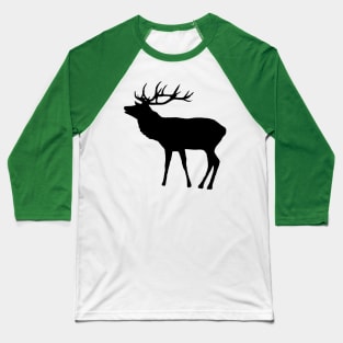 deer, stag, animal, antler, hunting Baseball T-Shirt